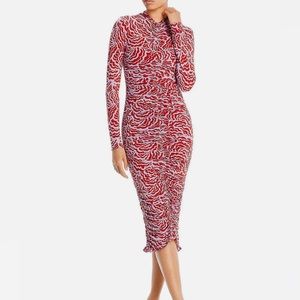 NWT A.L.C Ansel print Bodycon dress